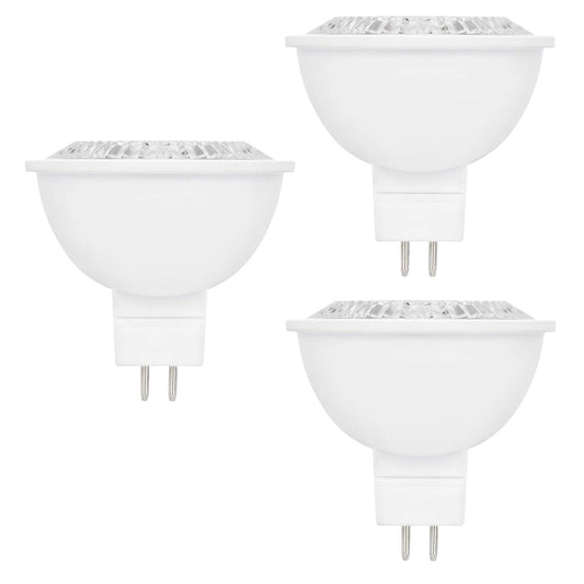 Sunlite LED MR16 Reflector Spotlight Bulb, 7 Watts (50W Halogen Bulb EQ) 12V, 500 LM, 90 CRI, GU5.3 Bi-Pin Base, Dimmable, T20 Compliant, UL Listed