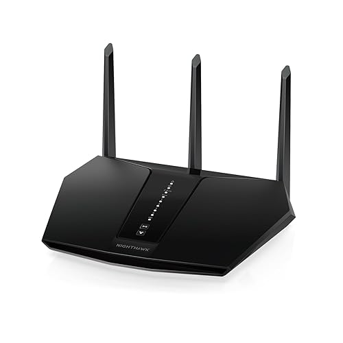 NETGEAR Nighthawk WiFi 6 Router (RAX30) - Security Features, 5-Stream Dual-Band Gigabit Router, AX2400 Wireless Speed (Up to 2.4 Gbps), Covers Up