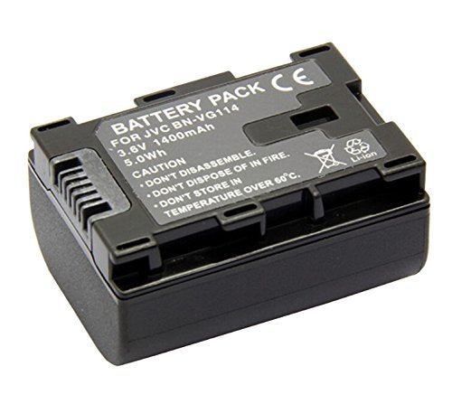 Battery for JVC Everio GZ-E100AU, GZ-E100BU, GZ-E100RU Full HD Camcorder