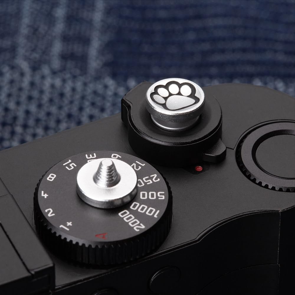 Camera Shutter Button Compatible with FUJIFILM X-T5 X-T4 X-T20 X-T30 X-T200 X-PRO2 ?,Soft Release Button for laica M9 (Cats paw)