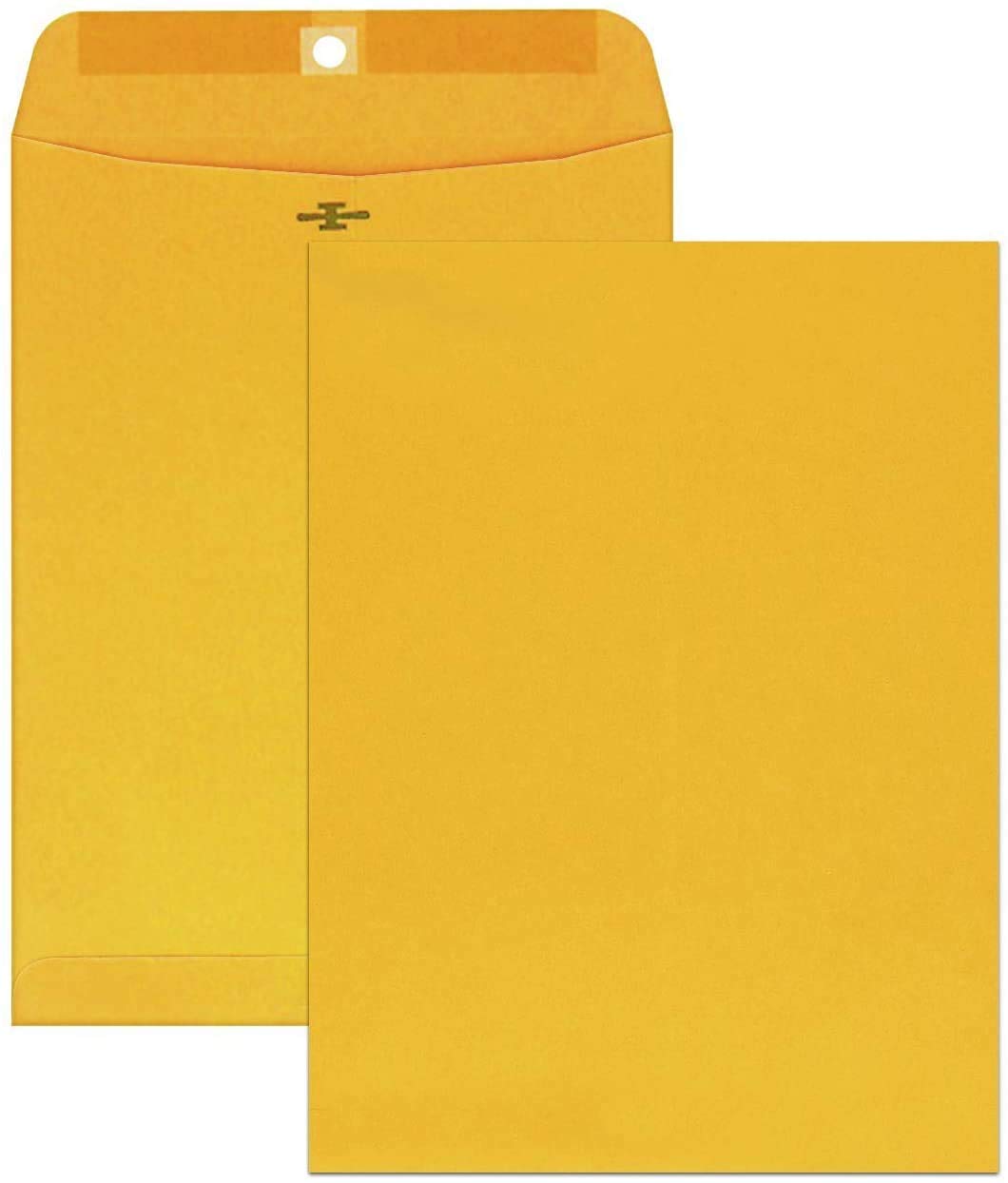 Mead Envelopes, 9" x 12", Clasp Closure, Brown Kraft All-Purpose 24-lb Paper Mailing Envelopes, 20 Count (76020)