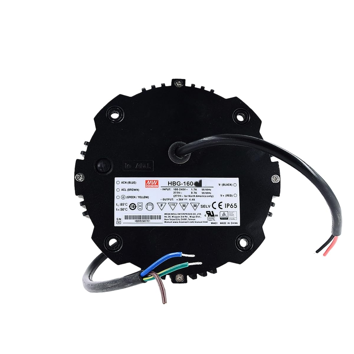 Mean Well HBG LED Driver? HBG-160-24A 160W 6.5A