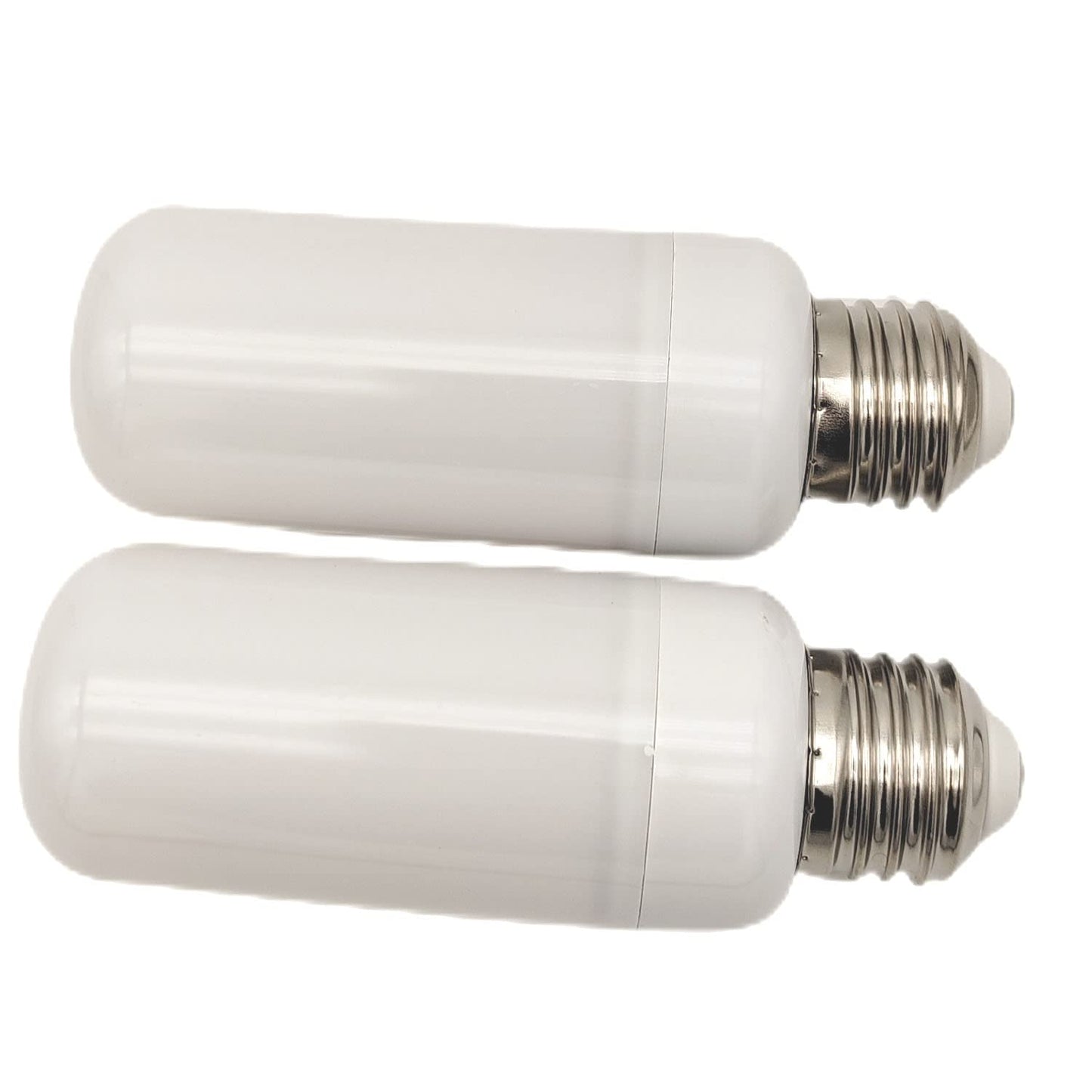 QLEE Led Flame Effect Light Bulb 3w Flickering Fire Light Bulbs with Upside Down Effect Yellow Flame Bulb E26 Vintage Atmosphere for Christmas Holiday