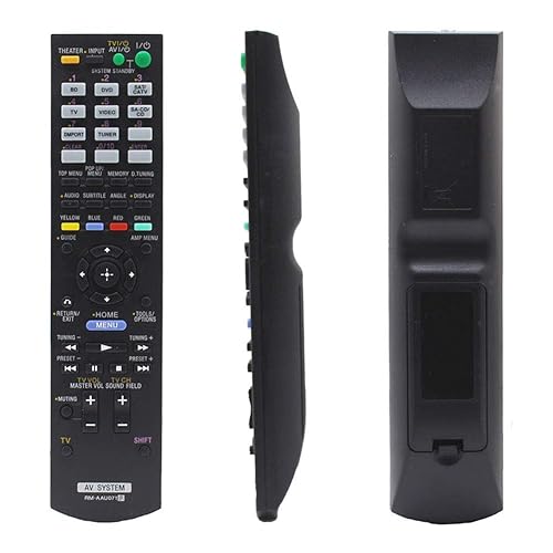 Replaced Remote Control Compatible for Sony STR-DH510 RMAAU071 148761111 STR-DH710 HTSS370HP Audio/Video AV Receiver Home Theater System
