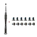 Bfenown 12PCS M2x3 Torx T5 Bottom Cover Screws + Screwdriver for Dell XPS 13 9343 9350 9360 XPS 15 9550 9560 9570 Precision M5510 5520 5530 5540,