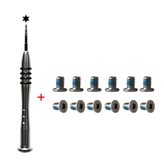 Bfenown 12PCS M2x3 Torx T5 Bottom Cover Screws + Screwdriver for Dell XPS 13 9343 9350 9360 XPS 15 9550 9560 9570 Precision M5510 5520 5530 5540,