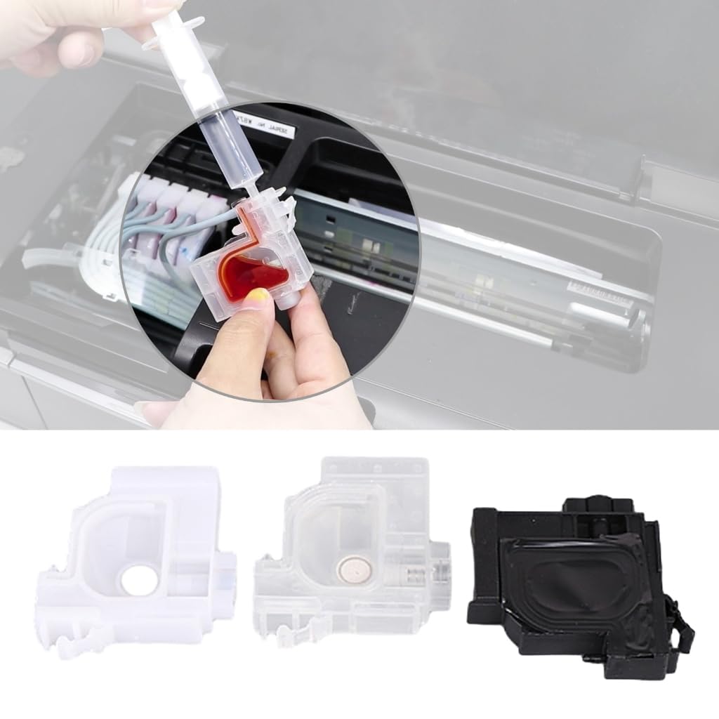Jowxsx Ink Damper Head Damper Dumper Filter IT Accessories for Epson L1300 L355 L1800 L300 L350 L800 L801 L810 L850 L301 L303 Printer Components