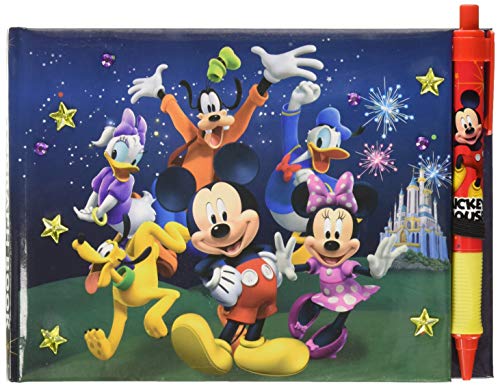 Disney Mickey and Friends Deluxe Autograph Book with Pen