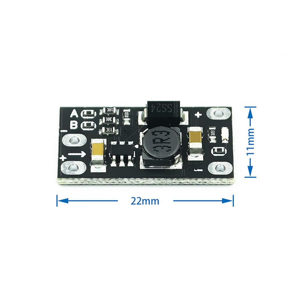 Taidacent 10PCS 3.7V to 12V DC-DC Boost Step Up Converter Boost Converter Module 3.7V Lithium Battery Power Booster 12V Voltage Regulator
