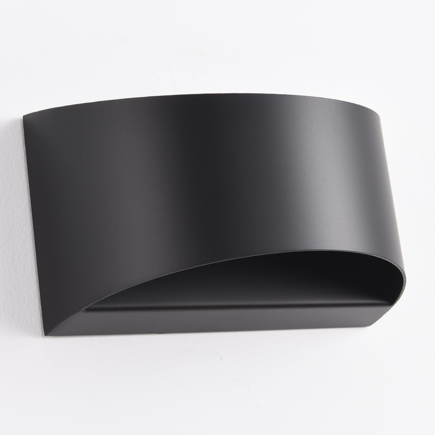 SHIWEIDA Black Modern LED Wall Sconces,Hardwired Wall Sconces with 3 Color Dimmable Indoor Up and Down Wall Mount Light Hardwired Indoor Wall