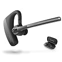 Conambo Bluetooth Headset with Dual Mic Noise Canceling & Mute Button Wireless Earpiece 16 Hrs Talking for Home Office Trucker - Compatible