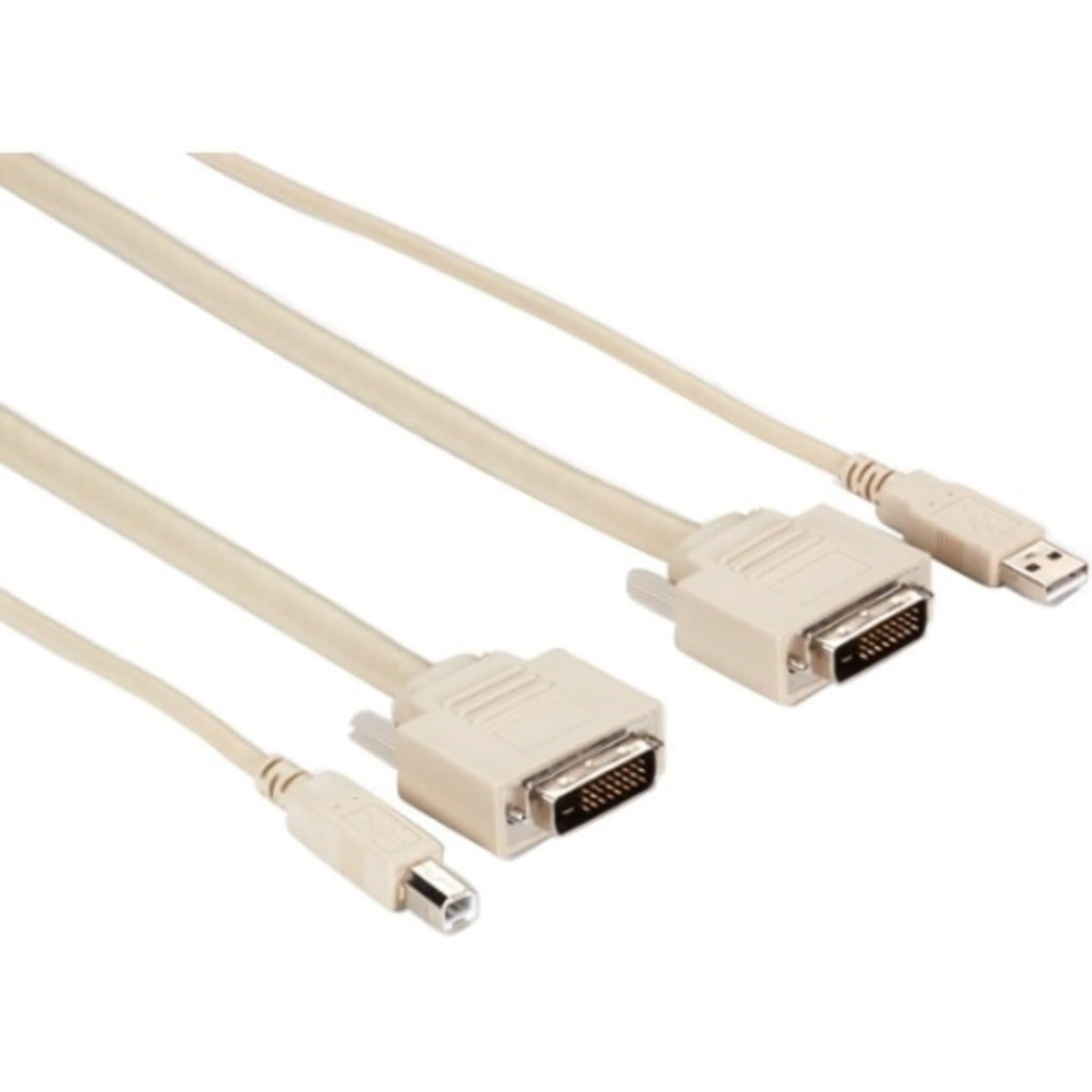 Black Box KVM CPU Cable - DVI-D, USB, 15FT - DT Series