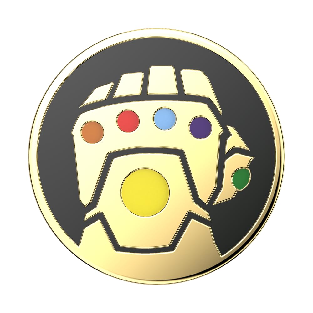 PopSockets Phone Grip with Expanding Kickstand, Adhesive Grip, Enamel - Infinity Gauntlet