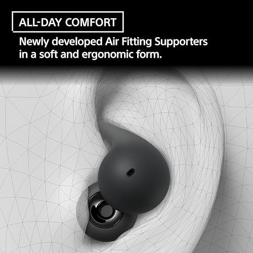 Sony - LinkBuds Open True Wireless Earbuds - Black (Renewed)