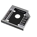 axGear Optical Bay 2nd SATA HDD Hard Drive Caddy CD DVD-ROM for Laptop Notebook 9.5mm