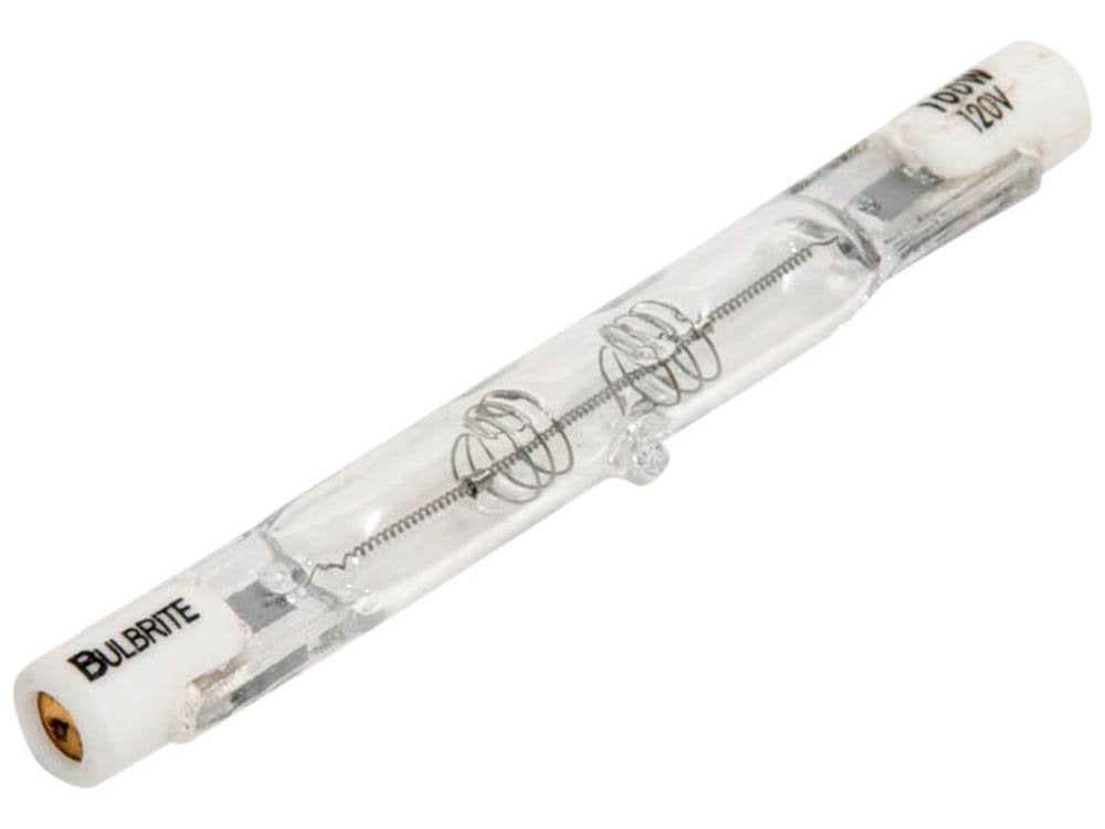 Bulbrite Q100T3/S 120-Volt Halogen Short J-Type Torchiere Bulb, 100-Watt, 100W