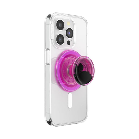 PopSockets Phone Grip for MagSafe, Magnetic Holder, Phone Stand, Hot Pink - Tidepool Lava Lamp Absinthe