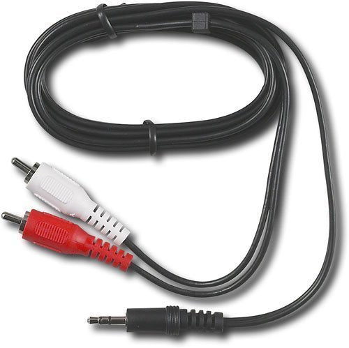 3.5 MM Stereo Male to Two RCA Male Cable 50 ft - 22 AWG