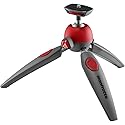 Manfrotto PIXI EVO 2-Section Mini Tripod, Red (MTPIXIEVO-RD)