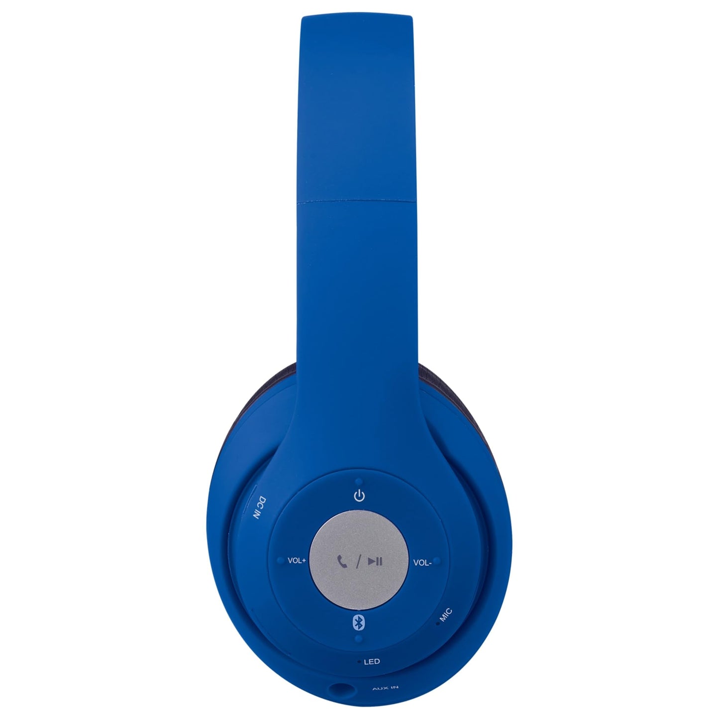iLive IAHB48MBU Bluetooth Over-The-Ear Headphones with Microphone (Matte Blue)