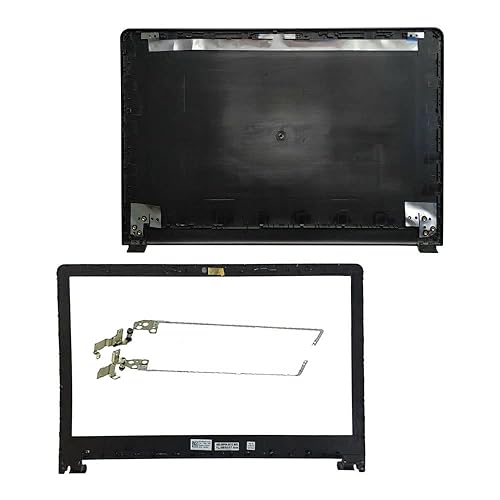 Laptop Replacement Case Compatible for Dell Inspiron 15 3567 3565 3576 0VJW69 06C63X LCD Top Back Cover Case and Front Bezel Cover and Hinges