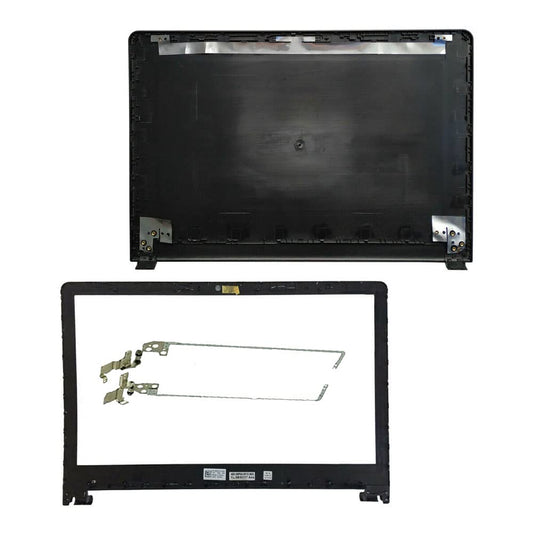 Laptop Replacement Case Compatible for Dell Inspiron 15 3567 3565 3576 0VJW69 06C63X LCD Top Back Cover Case and Front Bezel Cover and Hinges