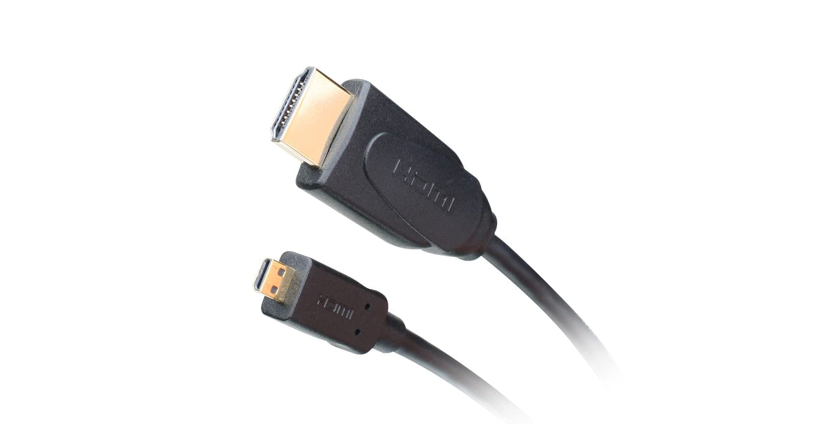 IOGEAR Micro HDMI M to HDMI M 6.5Ft Cable - Ultra HD 4Kx2K 50/60Hz - 7.1 Lossless Digital Surround Sound - Apple TV - 4K Roku - PS4 PS5 - Xbox Series X - RTX 3080 - GHDC3402