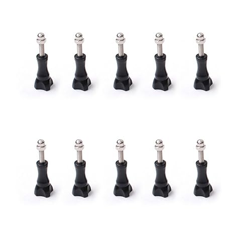 Oumers Long Thumbscrew with Cap Thumb Screw Set Stainless for GoPro Accessories Monopod Handhold Stick Mount/Windshield Suction for Gopro Hero5 Black