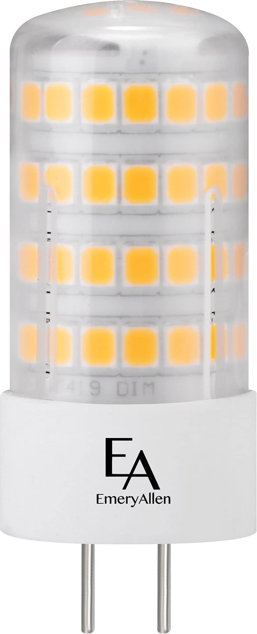 EmeryAllen GY6.35 LED Bulb 5.0W (60W Eq), 3000K, Dimmable, 12V