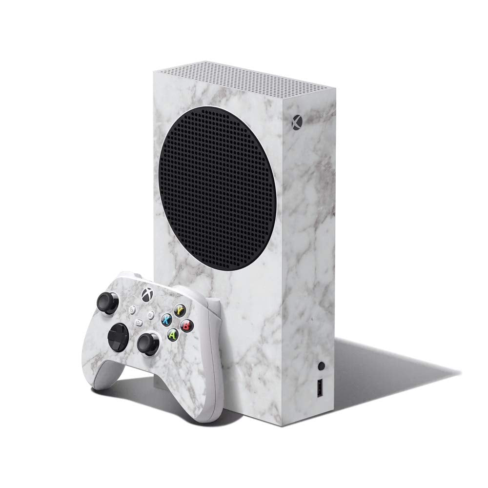 Mighty Skins Skin Compatible with Xbox Series S Bundle - Frost Marble Protective, Durable, and Unique Vinyl Decal wrap Cover Easy to Apply and Change