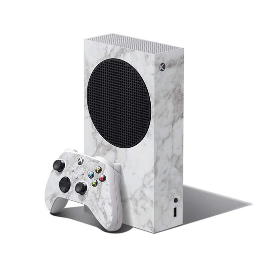 Mighty Skins Skin Compatible with Xbox Series S Bundle - Frost Marble Protective, Durable, and Unique Vinyl Decal wrap Cover Easy to Apply and Change