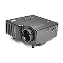 1080p Multimedia Gaming Mini Projector - Full HD Portable Video Cinema Home Theater Projector w/ Built-in Stereo Speaker, HDMI, USB, Adjustable