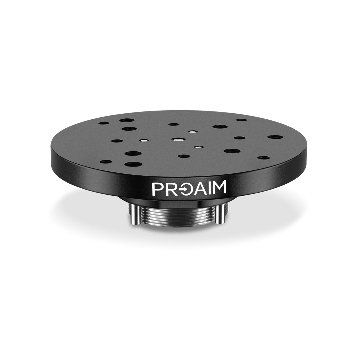 PROAIM Mitchell Male Mount with Castle Nut for Vibration Isolator. Attaches Isolator System to Camera Tripod, Crane & Dolly with Mitchell Base.