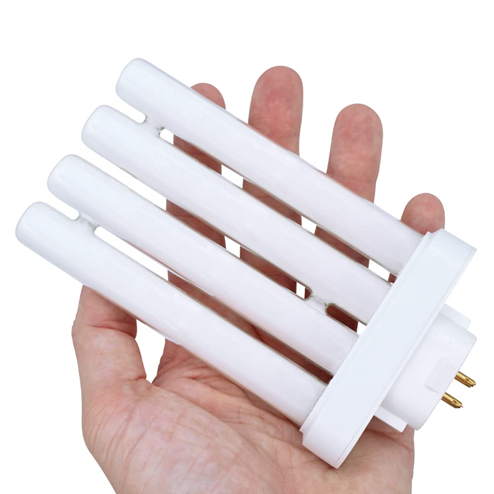 Replacement Light Bulbs for CFML27VLX 27 Watt Natural Daylight Spectrum Light Bulb by Lumenivo - 27 Watt 6500K Bulb Four Tube CFL with GX10Q-4 4 Pin