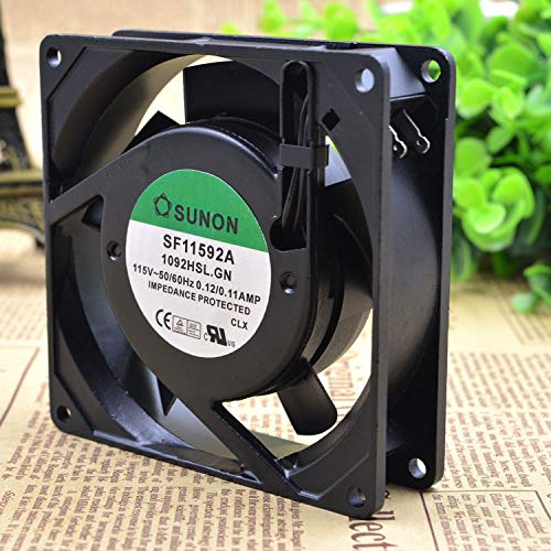 Sunon SF11592A 1092HBL.GN 92mm x 92mm x 25mm 110-120 Volt AC Cooling Fan