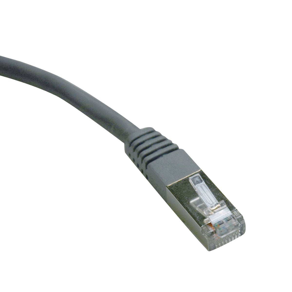 TRIPP LITE Cat5e 350MHz Molded Shielded Patch Cable STP (RJ45 M/M), Gray, 50-ft.(N105-050-GY)