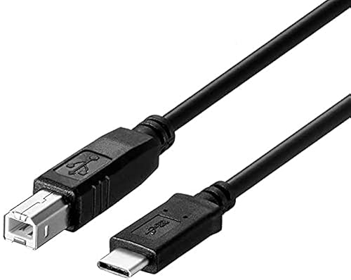 USB C Printer Cable Compatible with Microsoft Surface,Acer Chromebook,Samsung Chromebook Laptop,Piano DAC,Midi Controller,Midi Keyboard,Audio