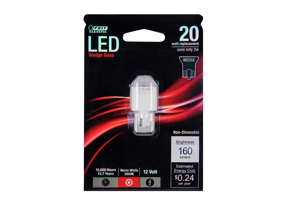 Feit LED Wedge Base, 12 Volt,Landscape Lighting