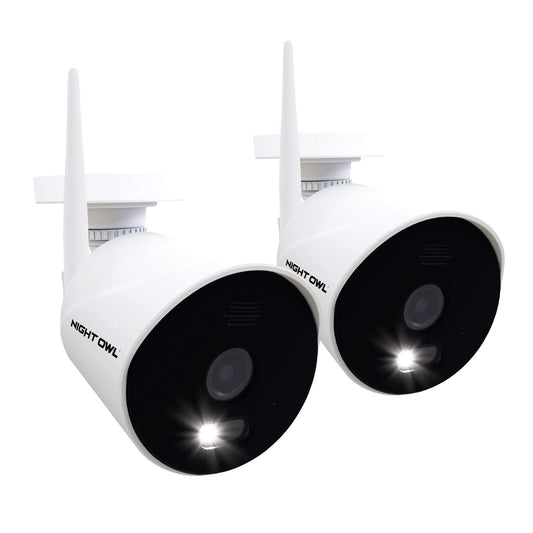 Night Owl AC Powered 1080p HD Wi-Fi IP Indoor/Outdoor Camera with 100 ft. of Night Vision, 2-Way Audio, Built-in Spotlight, Wide Viewing Angle