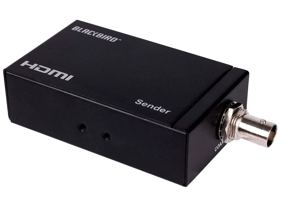 Monoprice HDMI Extender Over Coaxial Cable - Up to 328 Feet (100 Meters) 1080p@60Hz, 6.75Gbps Video Bandwidth, HDCP 1.1, for DVR and DVD Players