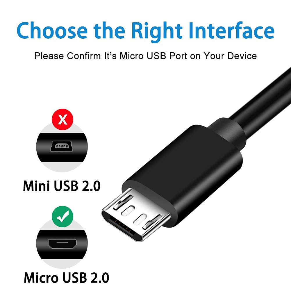 USB Charger Charging Cable Cord Wire for Logitech G502, G Pro, G Pro X, MX Master 2S, MX Ergo, G703, G903, G560, G403, G900, MX Ergo Plus Mouse,