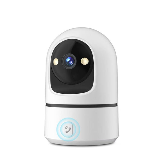 Apone 2.4Ghz WiFi Security Camera Indoor, Baby Monitor Pet Camera 360° for Home Security, One-Touch Call, Smart Motion Detection, IR Night Vision