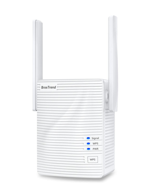 BrosTrend WiFi Extender AC1200 WiFi Booster and Signal Amplifier, Dual Band