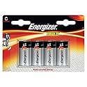 Energizer Max Premium C Batteries, Alkaline C Cell Battery (4 Count) E93BP-4