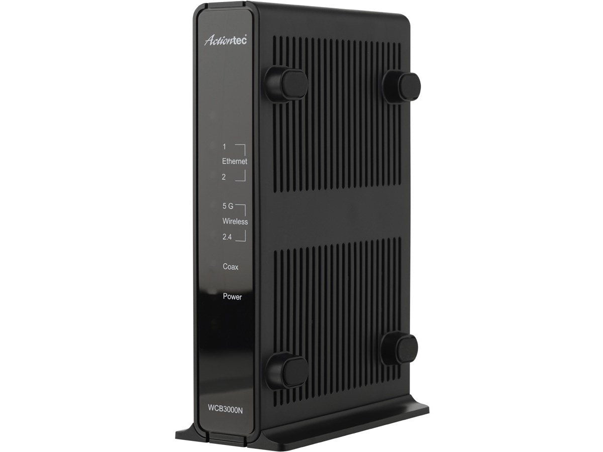 Actiontec WCB3000N01 Single Dual-Band Wireless Network Extender and Ethernet Over Coax Adapter (WCB3000N)