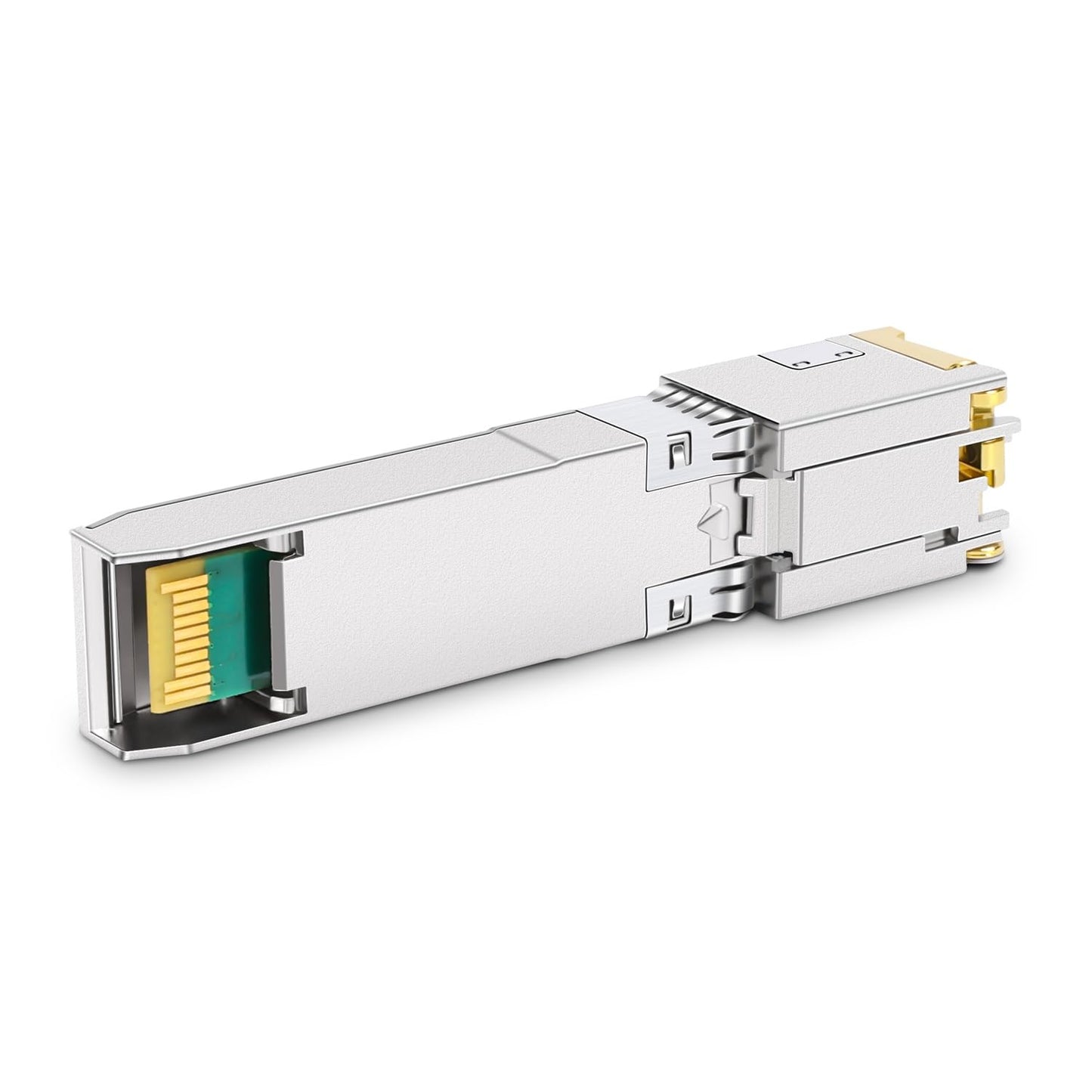 6COM 10GBase-T SFP+ Copper Transceiver, 10G SFP 10G-T RJ45 Module up to 30 Meters, Compatible for Ubiquiti UF-RJ45-10G, Netgear AXM765, and Other Open
