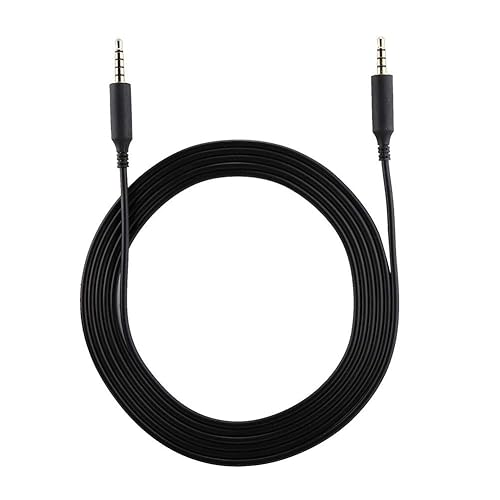 Replacement Audio Cable for Gaming Headset 2M 3.5mm Gold Plated Male to Male Audio Cord for AstroA10 A30 A50 Gaming Headset