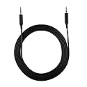 Replacement Audio Cable for Gaming Headset 2M 3.5mm Gold Plated Male to Male Audio Cord for AstroA10 A30 A50 Gaming Headset