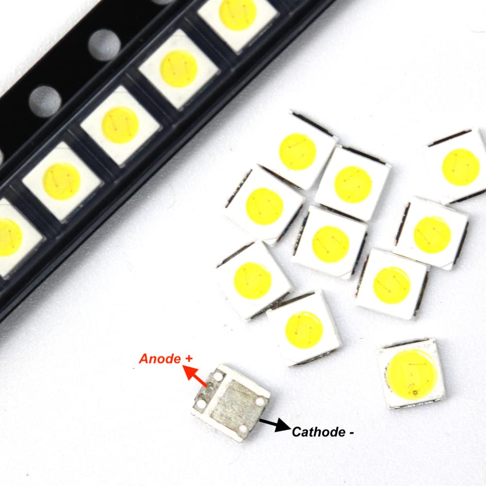 GuuYebe 200pcs High Power LED Backlight 3030 lamp Beads 3V 6V