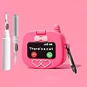 Cute Case for AirPods 4 Case Cover 2024 with Cleaner kit,Airpods 4 Cases Women Anti-Drop Silicone iPods 4 Earbuds Accessorie Charging Cases Girl